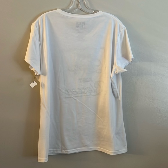 NOT LUCKY JUST BLESSED Tee * T-Shirt * White with Green * UNISEX XL Extra Large - Picture 3 of 4